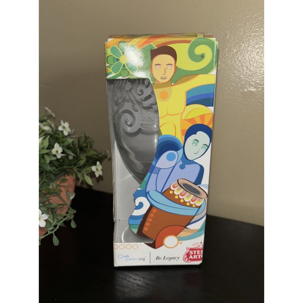 STELLA ARTOIS BEER Chalice GLASS Brazil & Uganda-NIB*COLLECTIBLE*Limited Edition